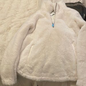 Abercrombie & fitch fluffy have zipped sweater size S